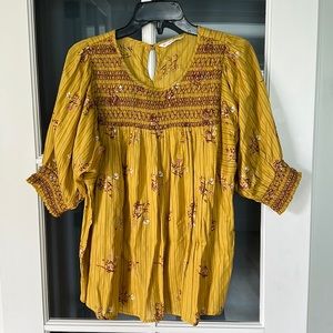 Beautiful mustard color blouse
